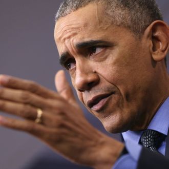 President Obama Holds Press Conference At White House