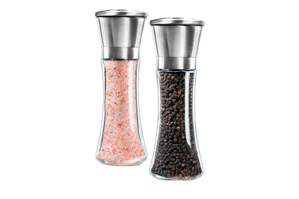Levav set of stainless-steel salt and pepper grinders