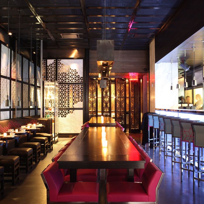 The 200-seat New York location, which opened yesterday.