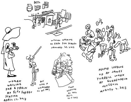 A Tribute to Jason Polan, New York’s Resident Illustrator