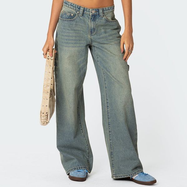 Edikted Low Rise Carpenter Jeans