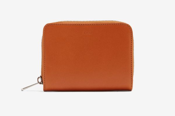 A.P.C. Emmanuel Zip-Around Leather Wallet