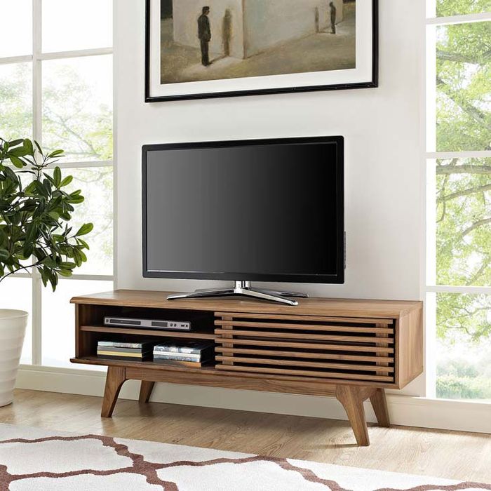 modern console table under tv