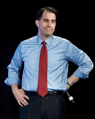 Wisconsin governor Scott Walker.