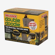 Reliance Double Doodie Waste Bags With Bio-Gel (6-Pack)