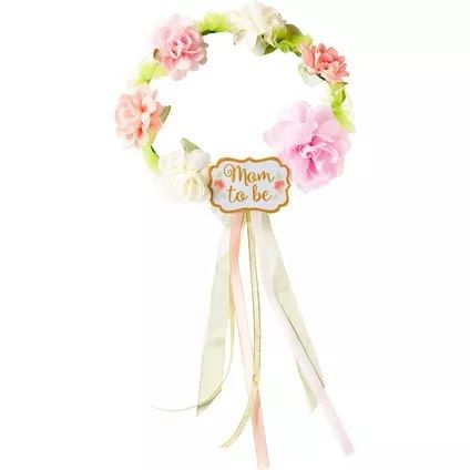 Party City Floral Baby Shower Mom-to-Be Flower Crown