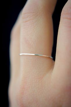 Hannah Naomi Ultra Thin Sterling Silver Stacking Ring