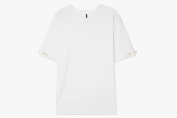 Mother of Pearl + Net Sustain Oversized Organic Cotton-Jersey T-Shirt