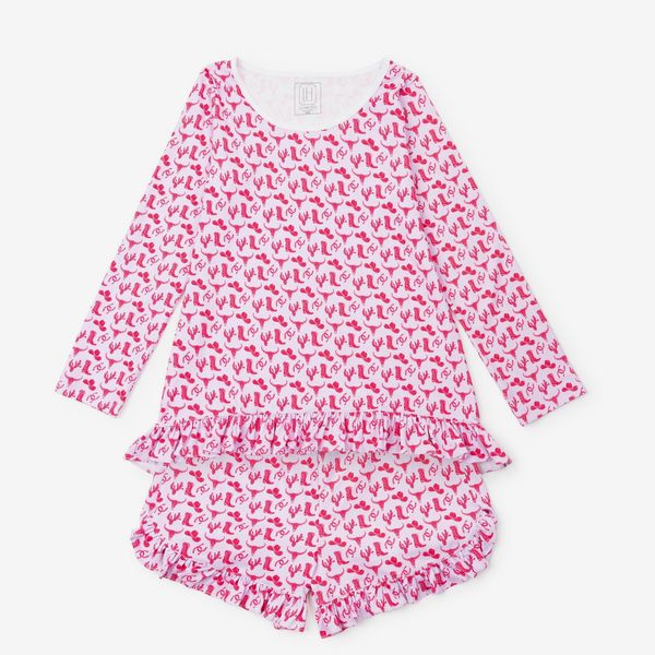 Lila & Hayes Kathryn Women's Pajama Short Set - Wild West Pink
