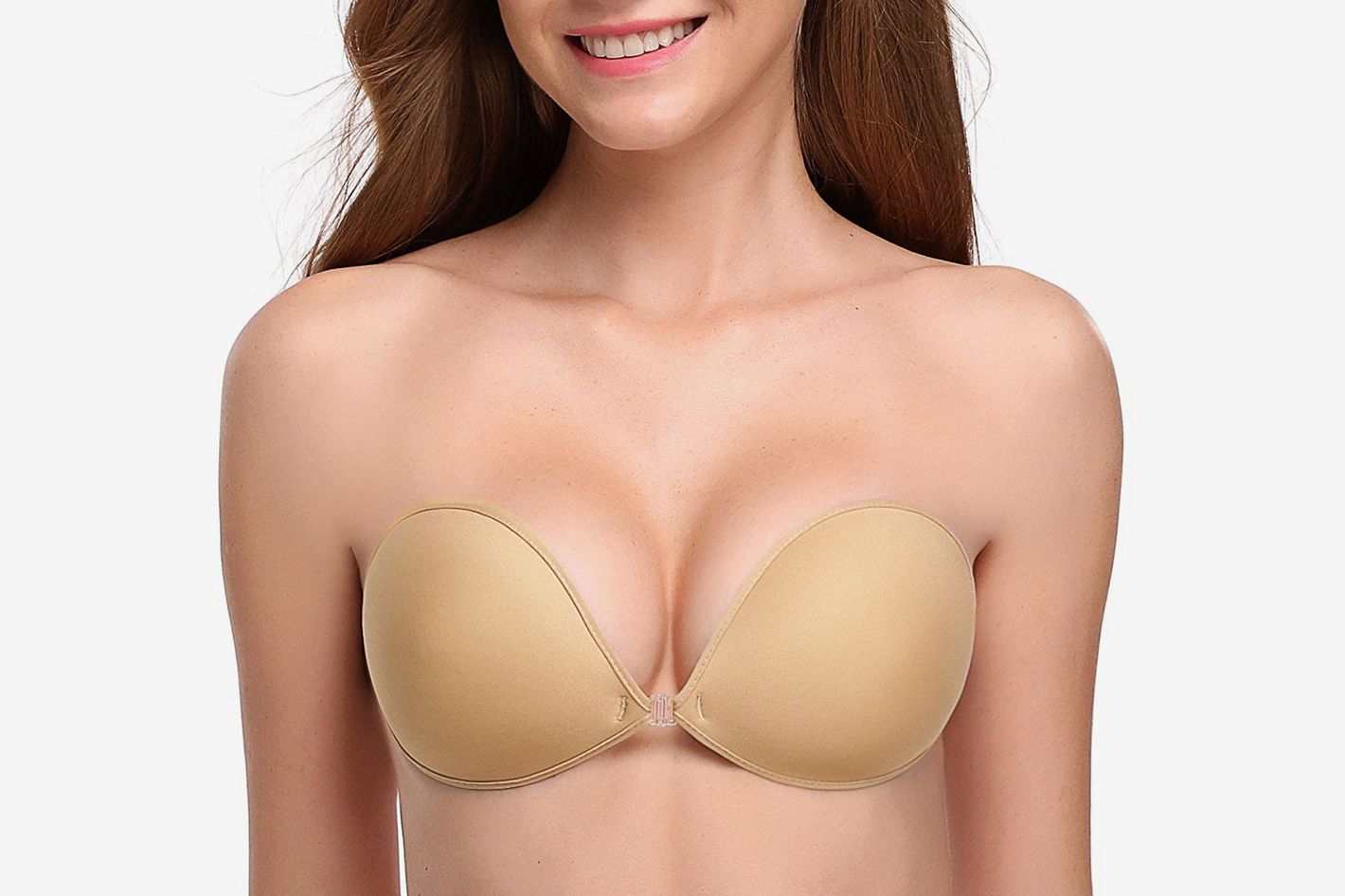 Future Foundation Backless Strapless Longline Bra