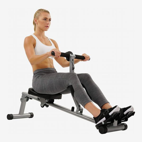  Sunny Health & Fitness Magnetic Rowing Machine Rower with  8-Level Resistance, Extended Slide Rail & Digital LCD Display - SF-RW5515 :  Sports & Outdoors