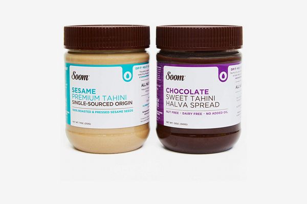 Soom Foods Pure Ground Sesame Tahini Paste Two-Flavor Sampler