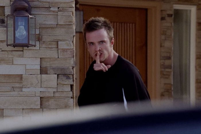 When Walt sees Jesse after the meth bust in Breaking Bad.