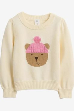 Gap Baby Girls’ Cotton Crewneck Sweater