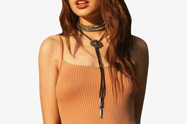 Braided Bolo Tie Necklace