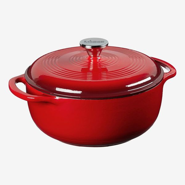 Lodge Cast-Iron Round Dutch Oven - 4.5 Quart