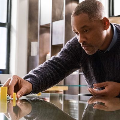 This image released by Warner Bros. Pictures shows Will Smith in a scene from 
