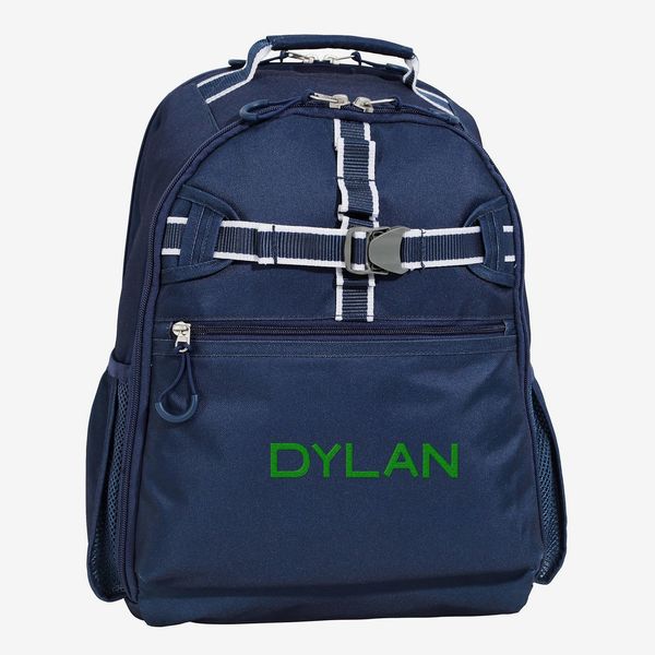 Pottery Barn Kids Mackenzie Navy Solid Adaptive Backpack