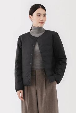 Muji Lightweight Down Collarless Jacket