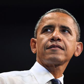 MIAMI, FL - OCTOBER 11: U.S. President Barack Obama speaks during a campaign rally at the BankUnited Center at the University of Miami on October 11, 2012 in Miami, Florida. President Obama continues to campaign across the nation with less than a month to go until the election. (Photo by Joe Raedle/Getty Images)