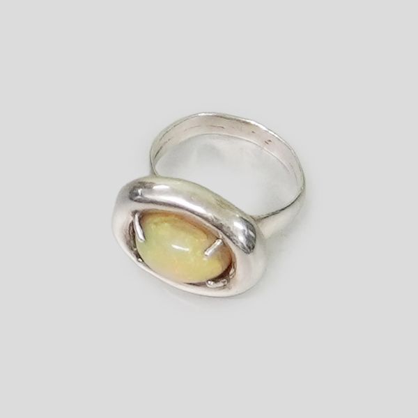 Sasha Mink Opal Cushion Ring