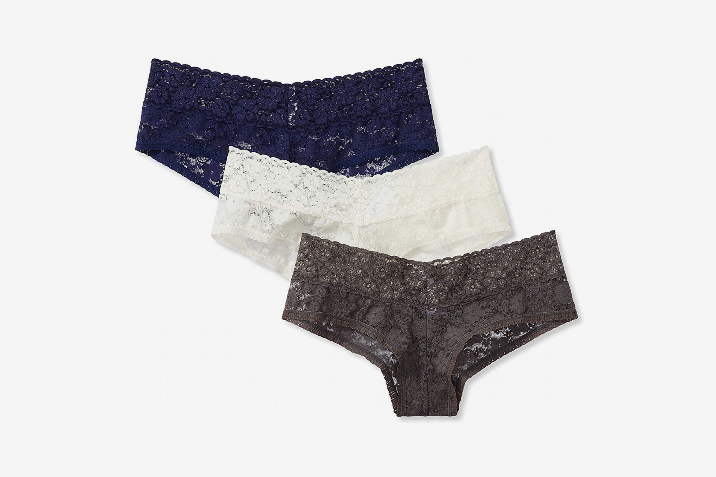 Mae + Lace Cheeky Hipster Panty (3-Pack)