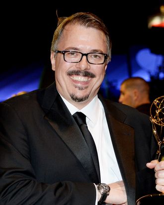 Producer Vince Gilligan attends the Governors Ball during the 65th Annual Primetime Emmy Awards at Nokia Theatre L.A. Live on September 22, 2013 in Los Angeles, California.