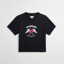 Coachtopia Floating Heart Cropped Tee