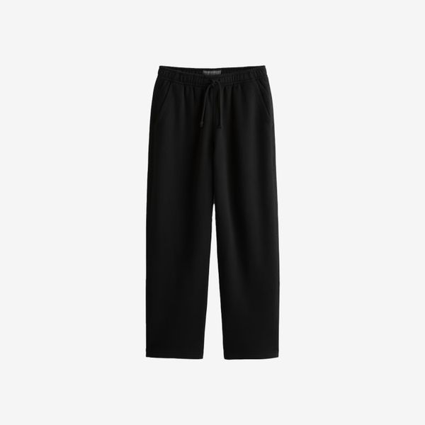 Abercrombie & Fitch Baggy Open-Hem Sweatpant - Black