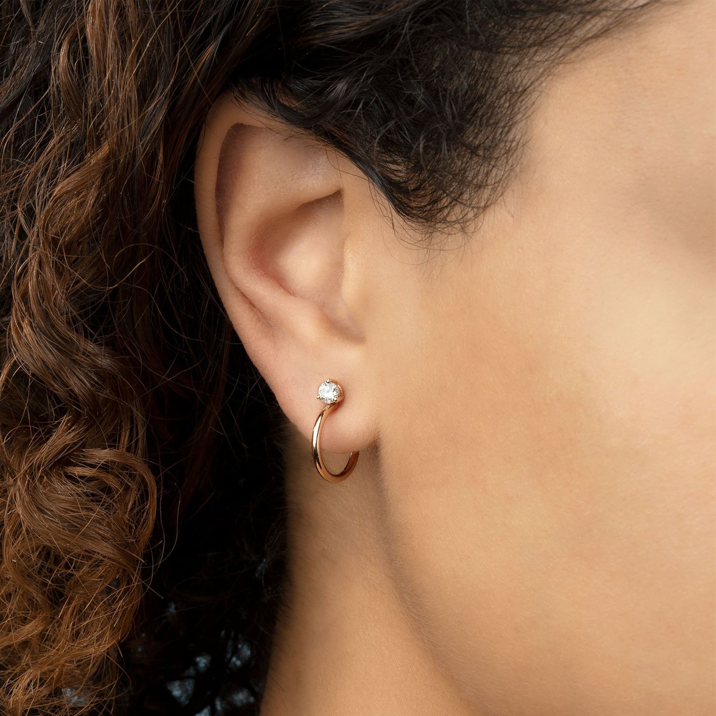 New Fashion Womens Gold/Silver Charm Triangle Earrings Elegant Ear Stud Gifts 