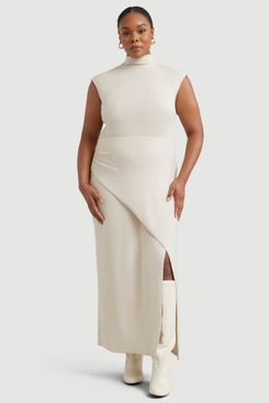 Modern Citizen Yimei Side Slit Midi Dress