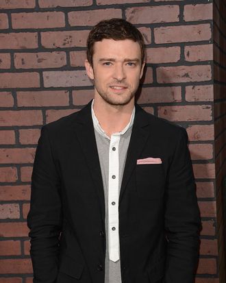 Actor Justin Timberlake arrives at Warner Bros. Pictures' 'Trouble With The Curve' premiere at Regency Village Theatre on September 19, 2012 in Westwood, California.