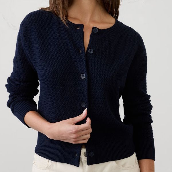 Banana Republic Factory Textured Cardigan Sweater