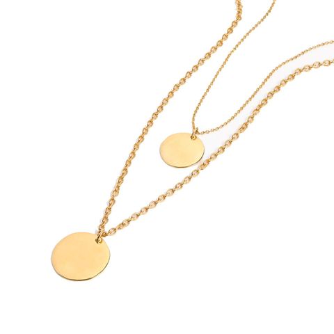 J. Crew Layered Coin Necklace
