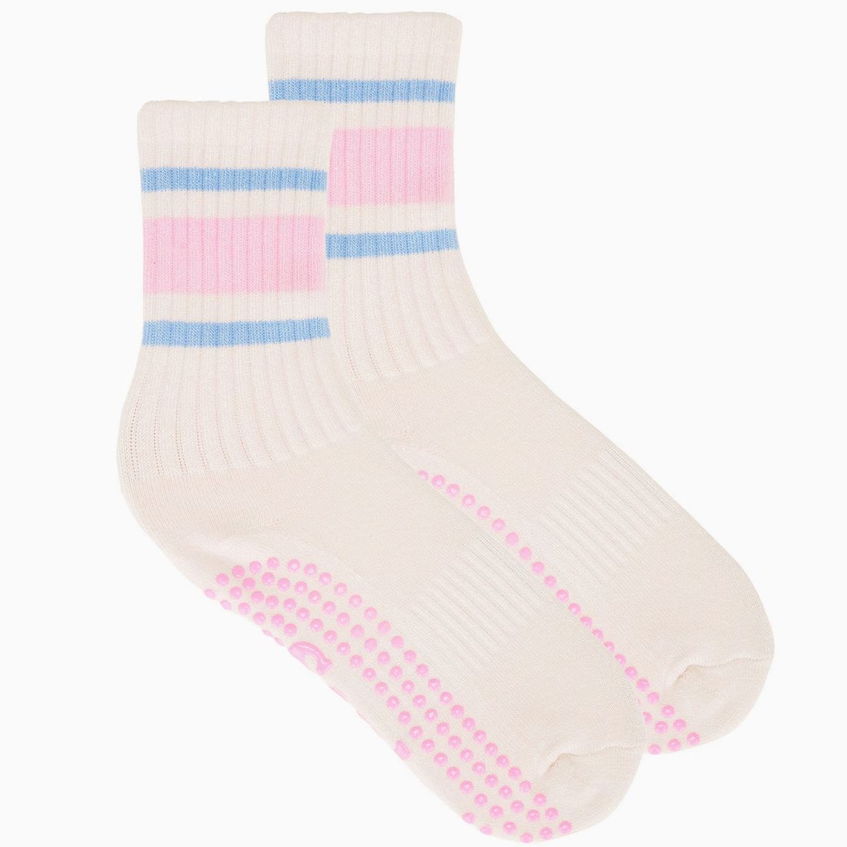 Souls Pink Retro Grip Socks