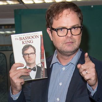 Rainn Wilson Signs Copies Of 