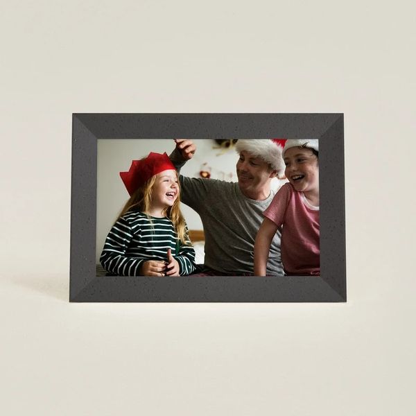 Aura Carver Digital Picture Frame - Black Stone