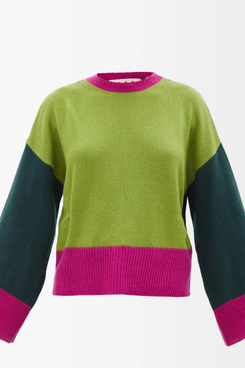 Marni Colour-block Cashmere Sweater