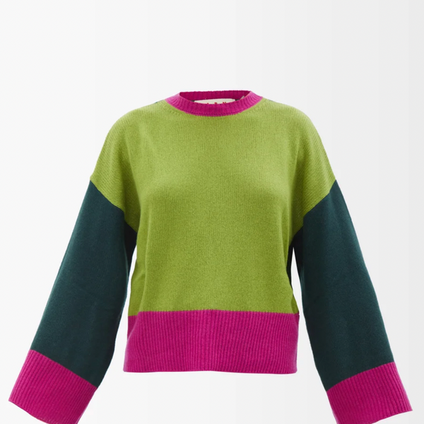 Marni Colour-block Cashmere Sweater
