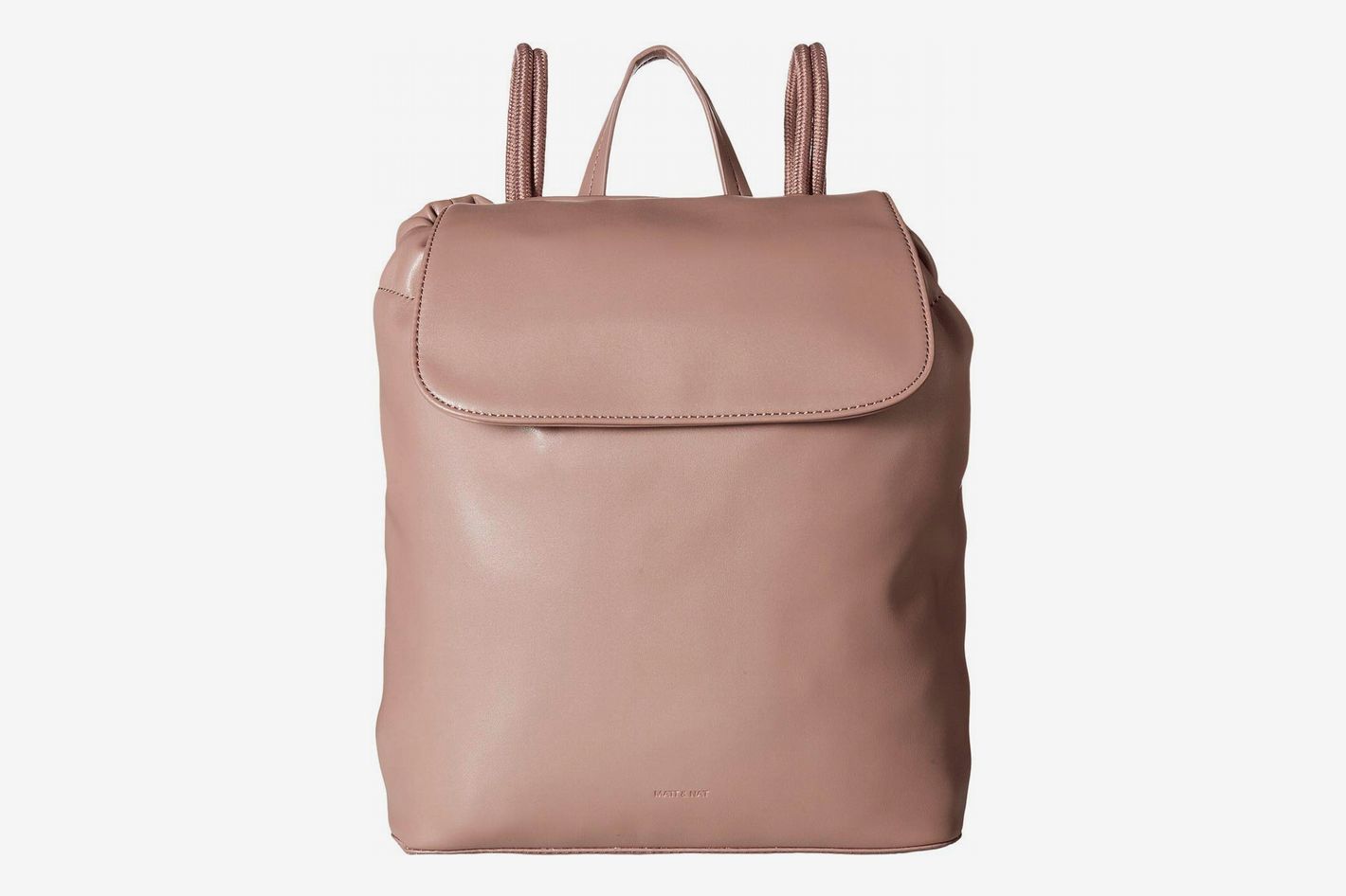 Matt & Nat Light Pink Mini Vegan Leather Backpack Matt & Nat mini backpack Pink Vegan leather | Depop main image 2
