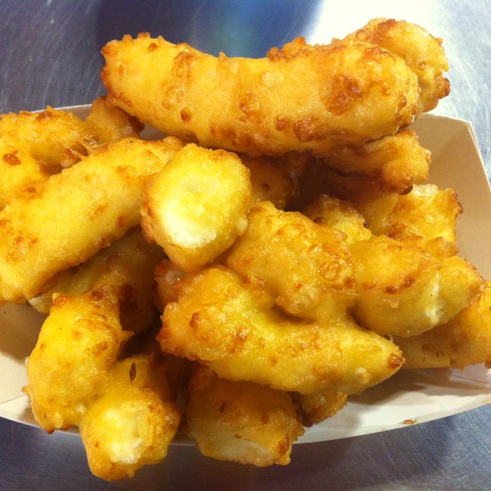 Glorious cheese curds from the Minnesota State Fair.