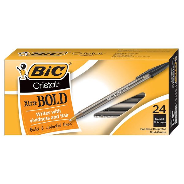 BiC Cristal Xtra Bold Ballpoint Pen