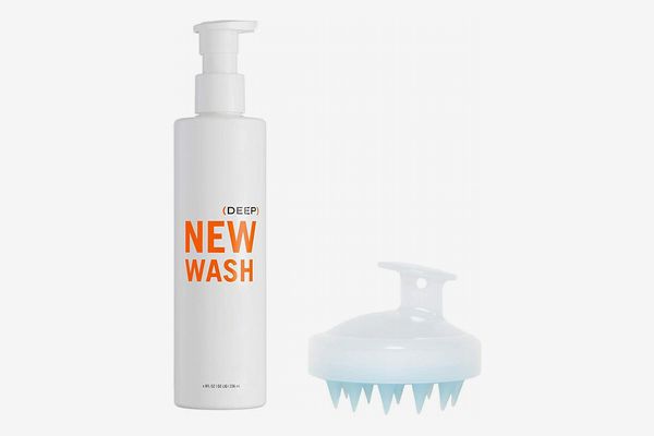 Hairstory New Wash (Deep) Hair Cleanser 8 oz + Shower Brush