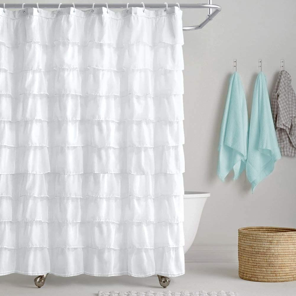 19 Best Shower Curtains 2022 The, Best White Shower Curtain