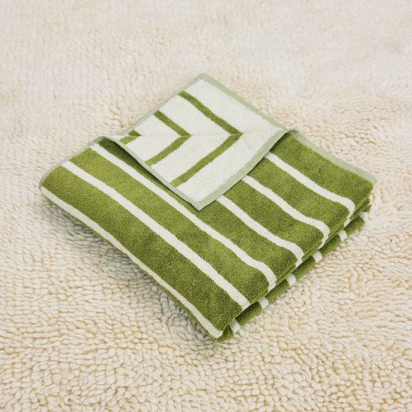 Dusen Dusen Bird Stripe Bath Towel
