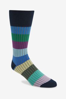 Paul Smith Liam Stripe Cotton Blend Socks