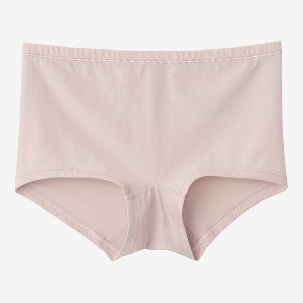 Muji Women's Stretch Jersey Boy Shorts, Smoky Pink