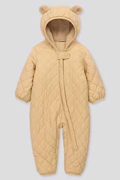 Uniqlo Newborn Warm Padded Long-sleeve One Piece Outfit
