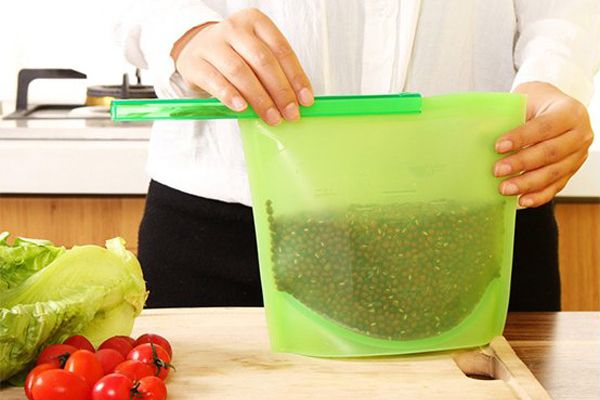 AISHN Reusable Silicone Food Bag Storage