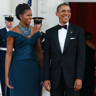 All of Michelle Obama’s White House State Dinner Outfits